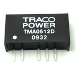 TMA 0512D, DC/DC преобразователь, 1Вт, вход 4.5-5.5В, выход 12,-12В/40мА