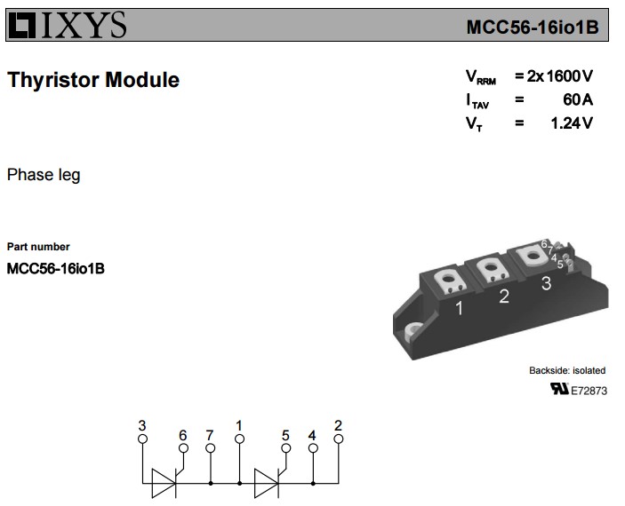модуль mcc56 ixys mcc56-16io1b